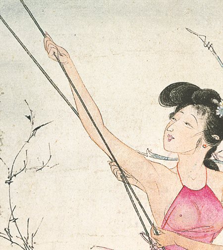 罗平县-胡也佛的仕女画和最知名的金瓶梅秘戏图